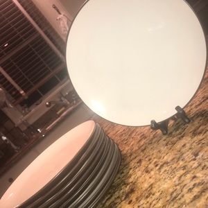 Noritake Colorwave Chocolate Dinner Plate Set (8)